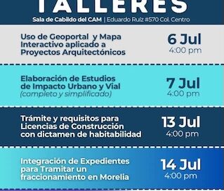 Gobierno de Morelia invita a capacitarse y construir con orden en Morelia