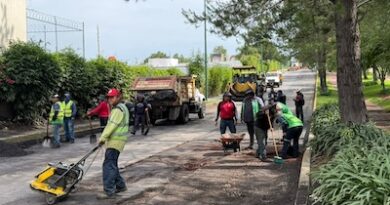 Programa de Reencarpetamiento de vialidades interviene avenida Montaña Monarca