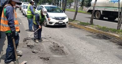 Programa de reencarpetamiento mejora laterales del Periférico Paseo de la República