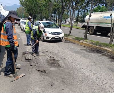 Programa de reencarpetamiento mejora laterales del Periférico Paseo de la República