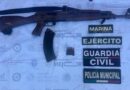 Aseguran arma de fuego abandonada durante operativo interinstitucional en Lázaro Cárdenas