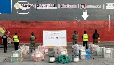 Golpe al narcotráfico: decomisan más de una tonelada de cocaína en el puerto de Lázaro Cárdenas