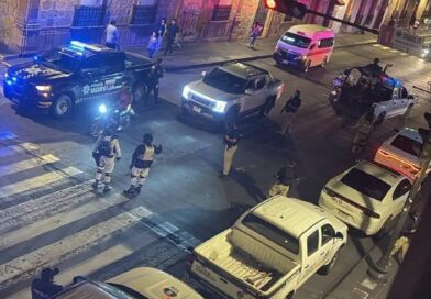 Megaoperativo contra máquinas tragamonedas provoca cierre parcial de la avenida Madero, en Morelia.